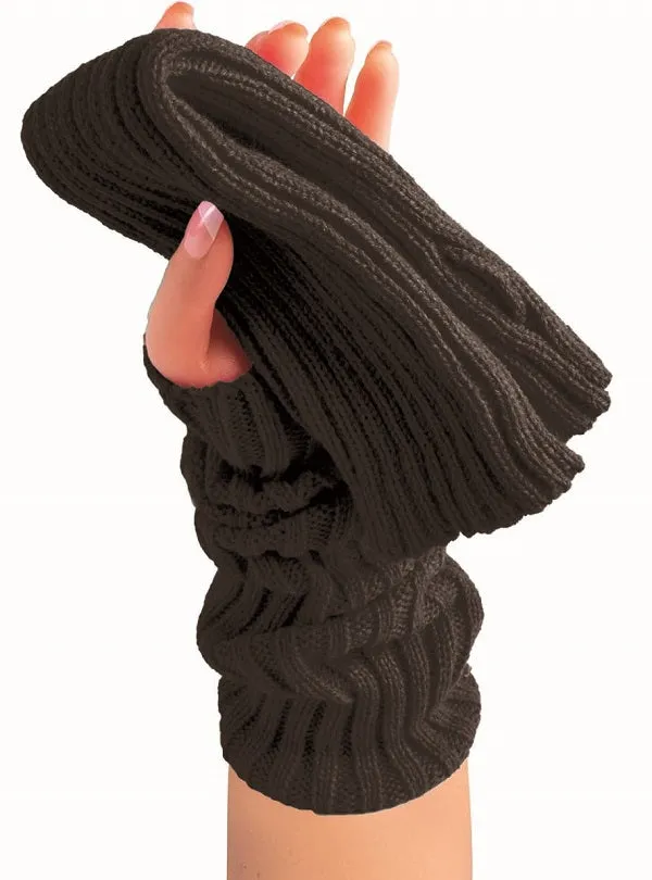 80's Sweater Arm Warmer Black