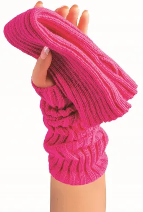 80's Sweater Arm Warmer Pink