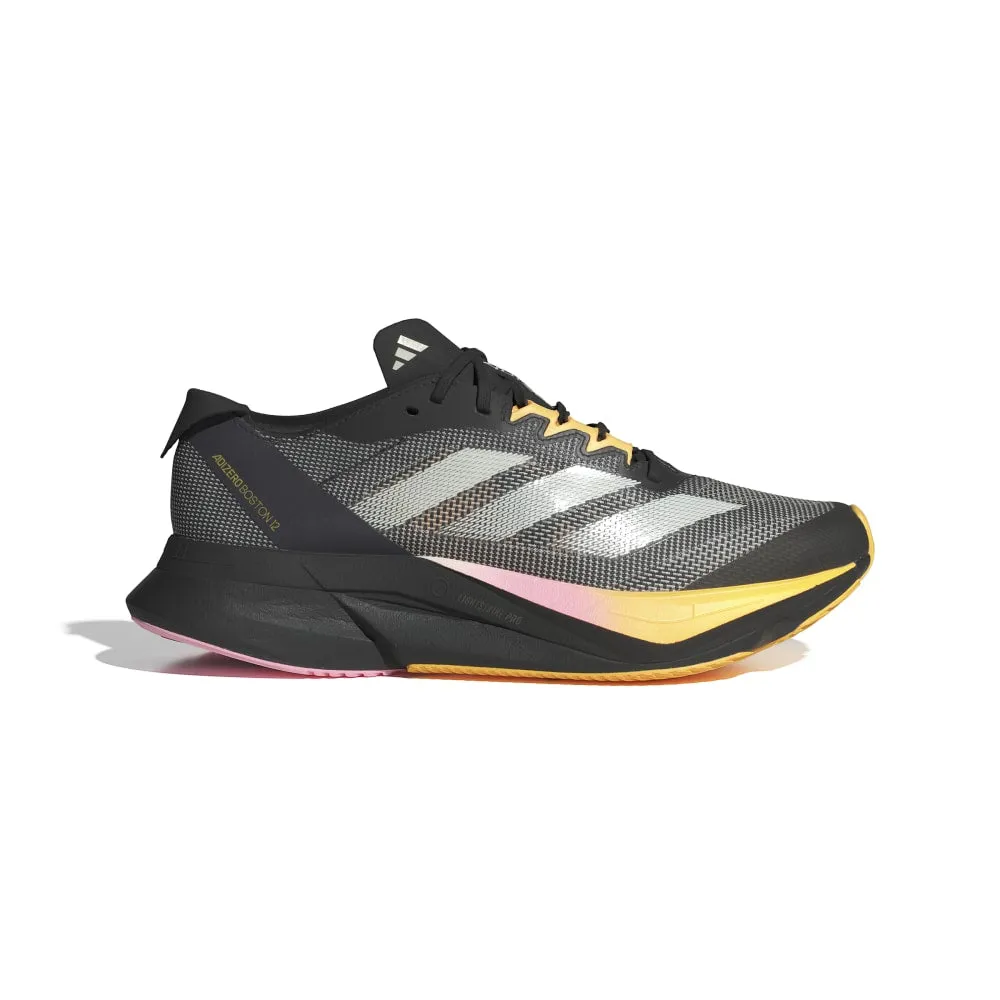 adidas ADIZERO BOSTON 12 W (WOMENS) コアブラック/ゼロメタリック/スパーク