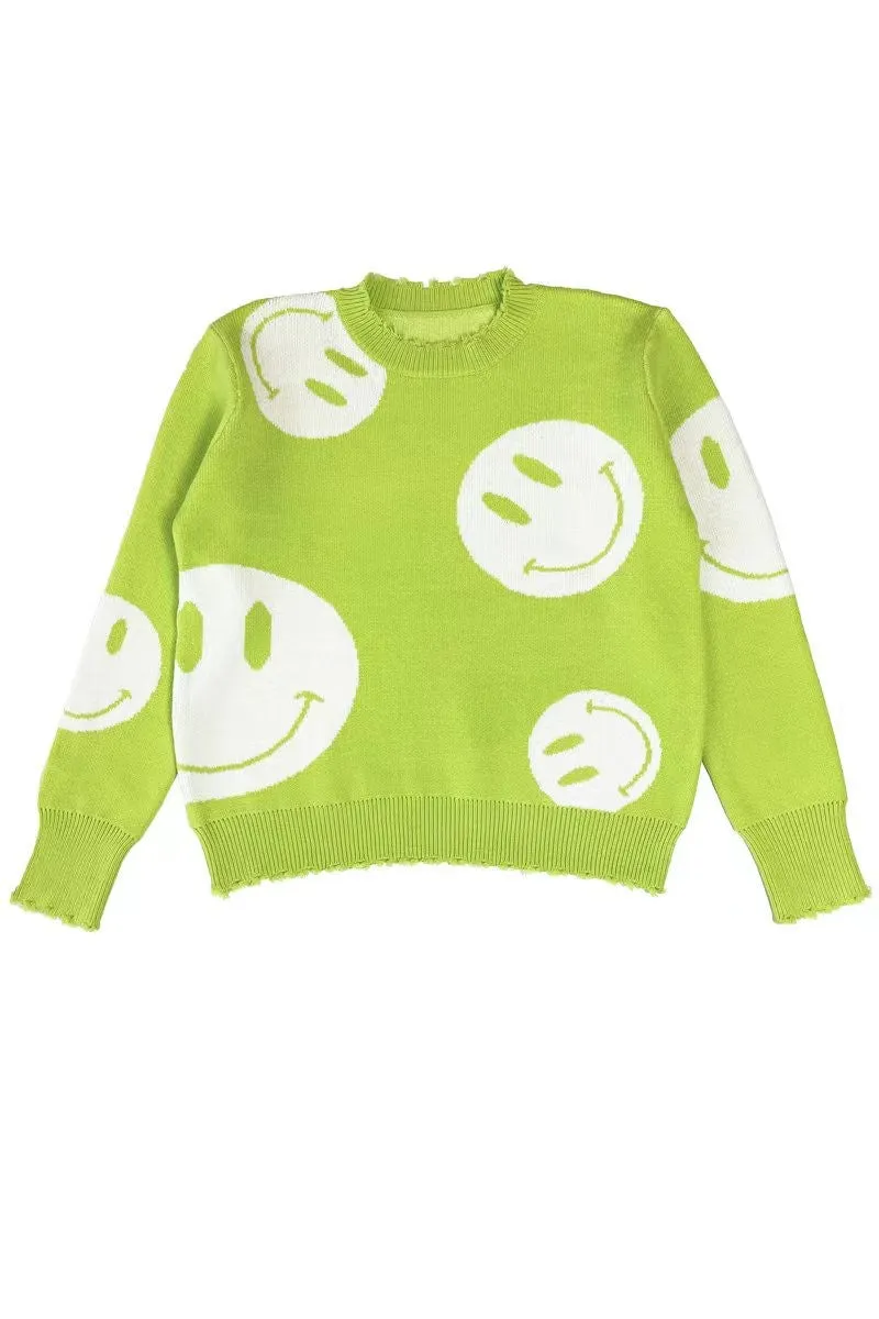 All over smile sweater