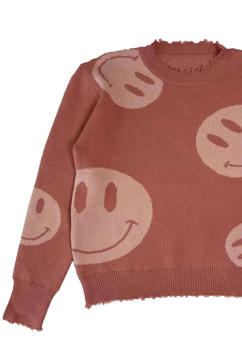 All over smile sweater