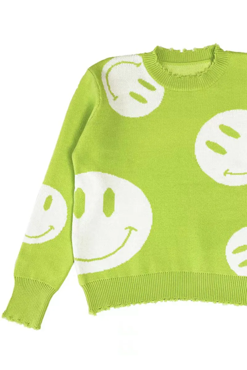 All over smile sweater