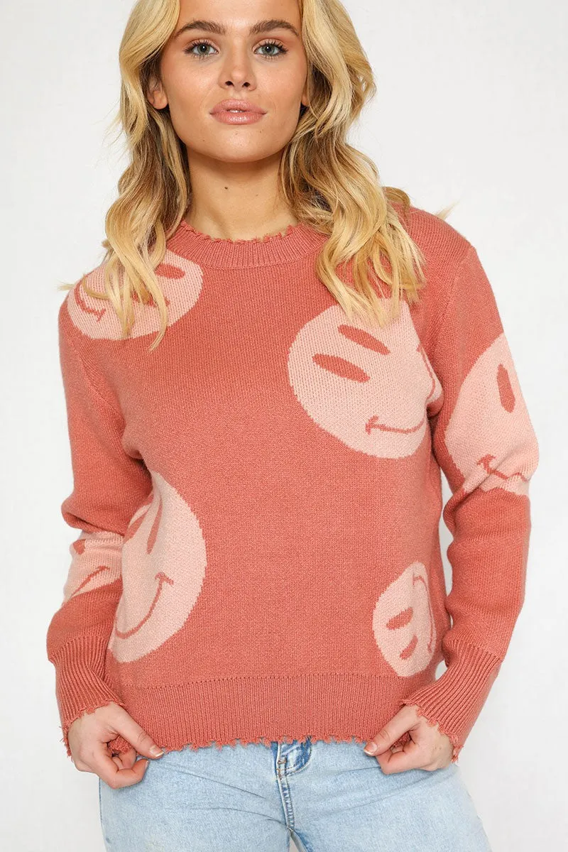 All over smile sweater