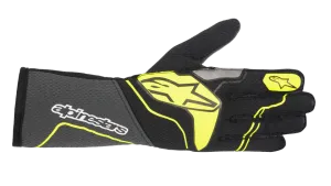 ALPINESTARS 3550123_9151_3XL Auto racing gloves Tech-1 ZX V3 Tar / Gray / Black / Yellow fluo, Size 3XL