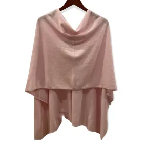 Baby Pink Cashmere Poncho