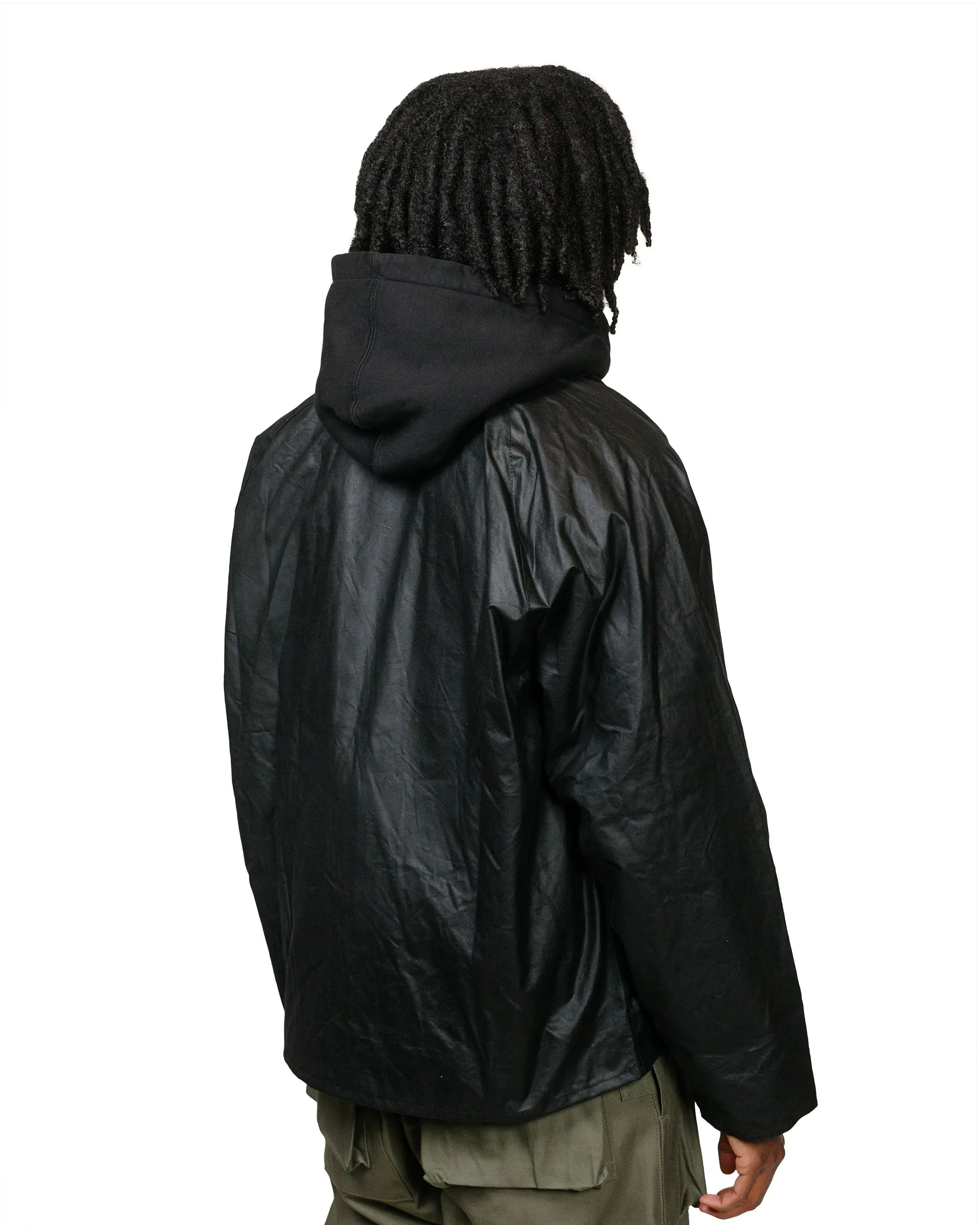 Barbour Transport Wax Jacket Black