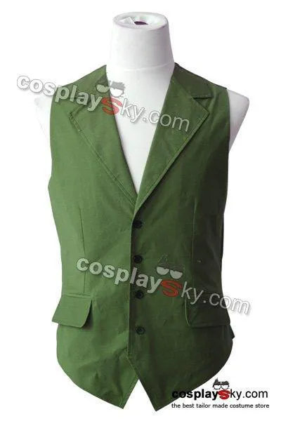 Batman Dark Knight Joker Green Vest Costume Halloween Cosplay