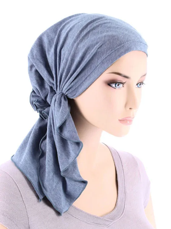 BELLA-733#The Bella Scarf Light Denim