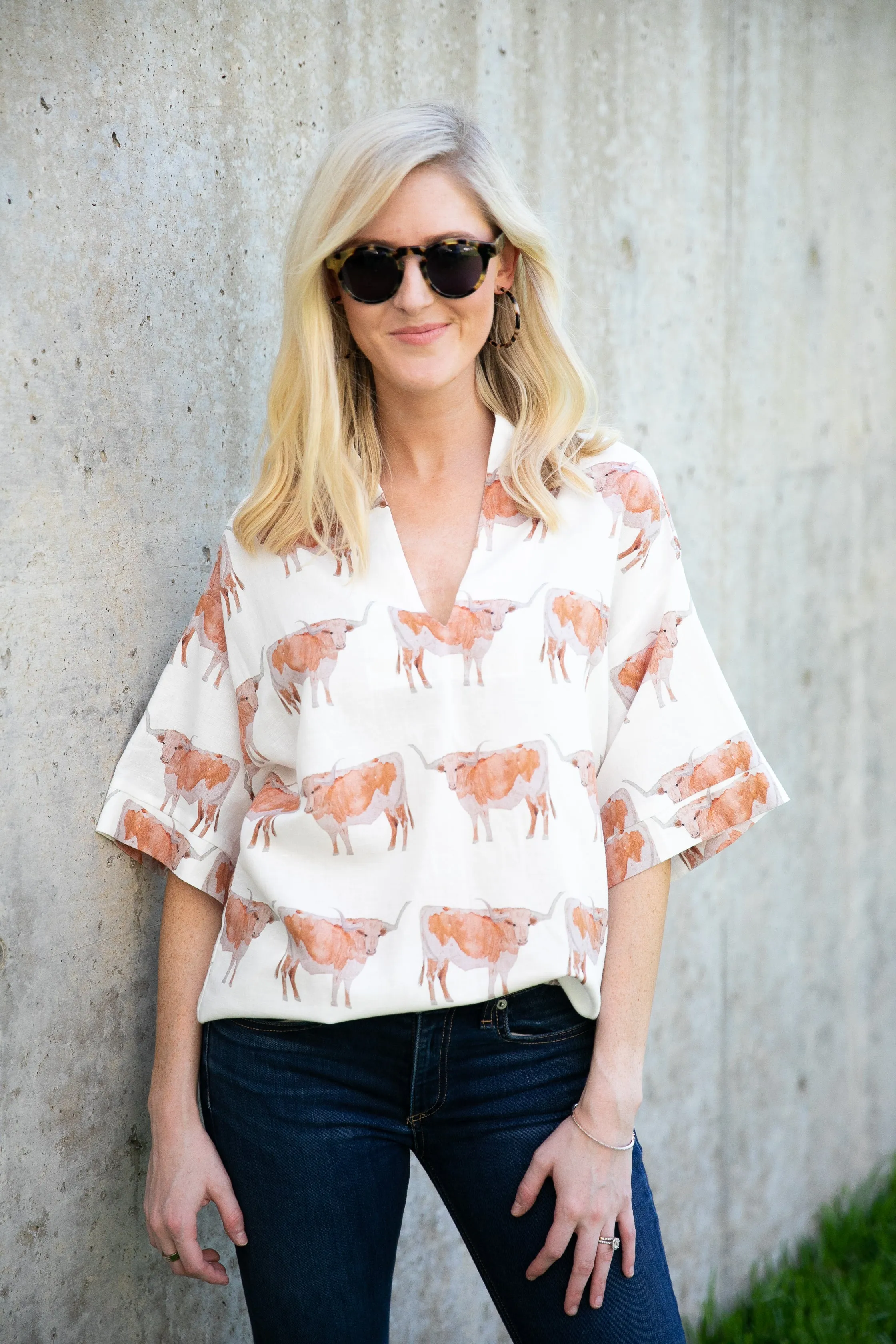 Black Label Kimono Tunic - Animal Collection