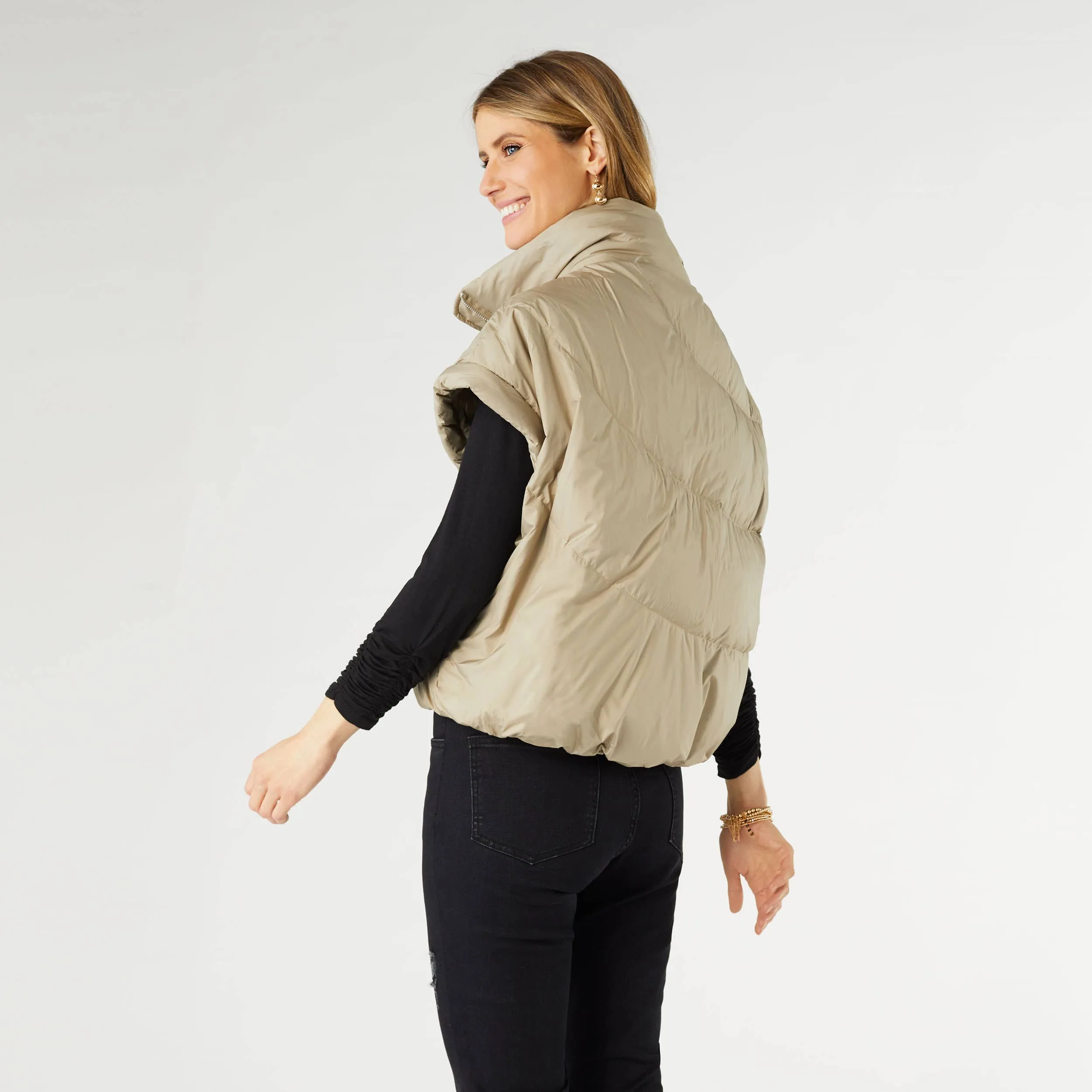 Brooke Cropped Puffer Vest