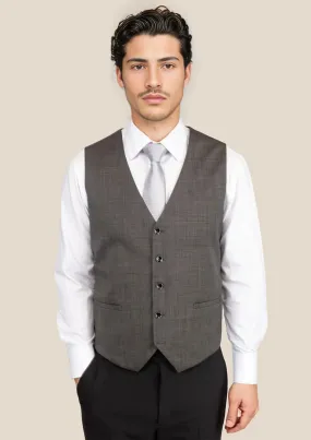 Carbon Grey Pindot Vest