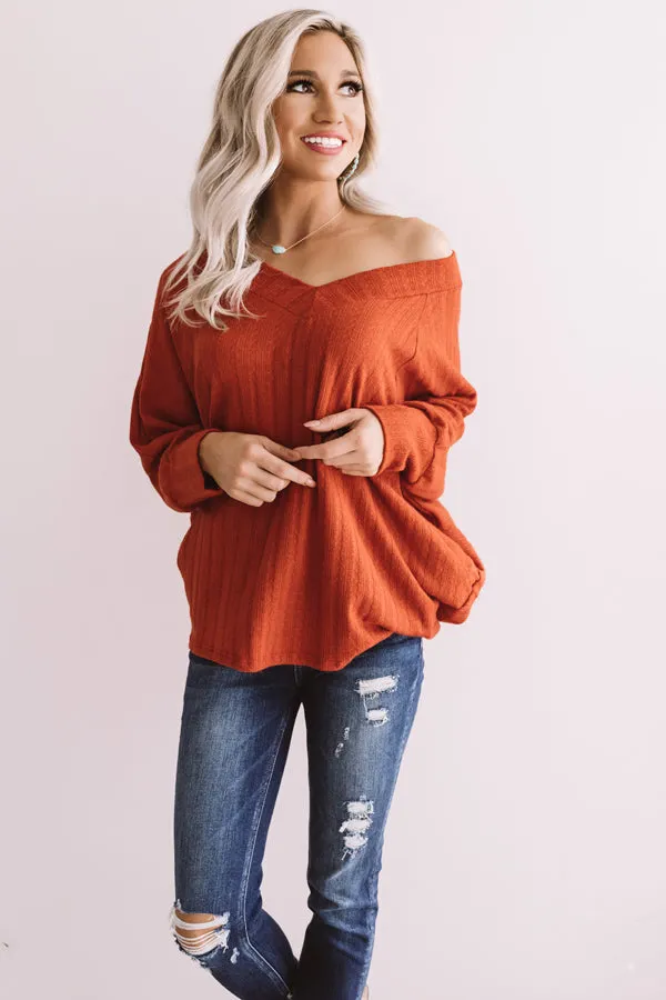 Cider And Spice Shift Top In Pumpkin