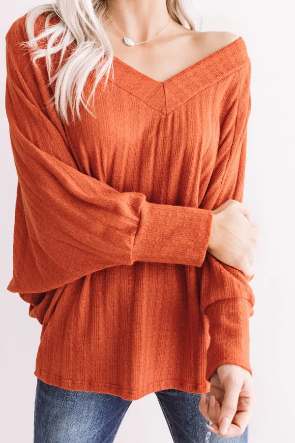 Cider And Spice Shift Top In Pumpkin