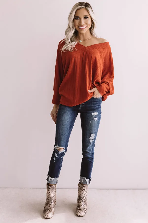 Cider And Spice Shift Top In Pumpkin