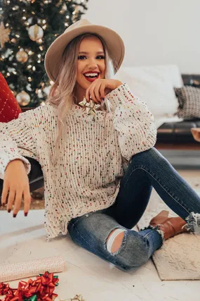 Cocoa Adorable Confetti Knit Sweater