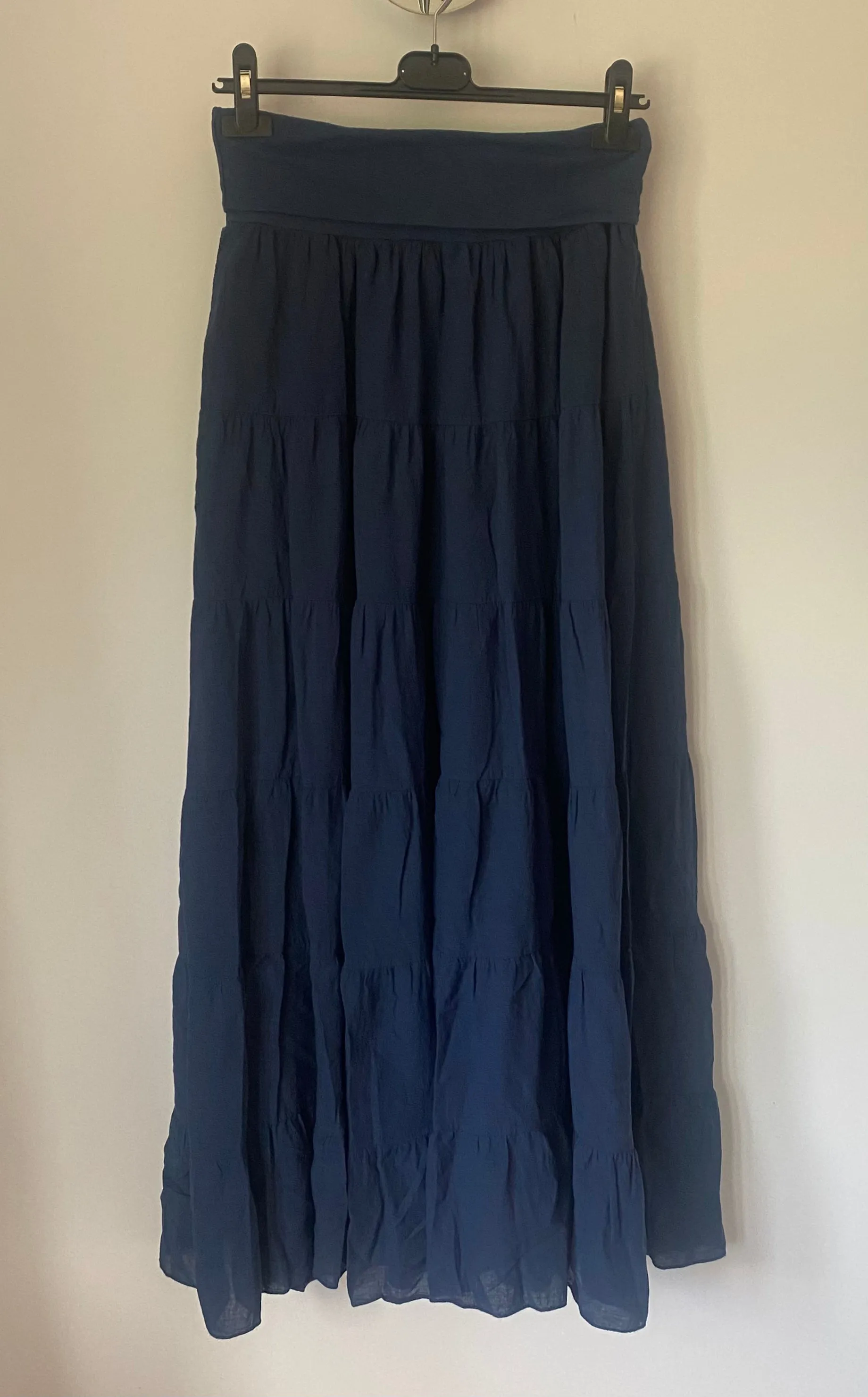 Cotton Tiered Maxi Skirt - 4 Colour Choices