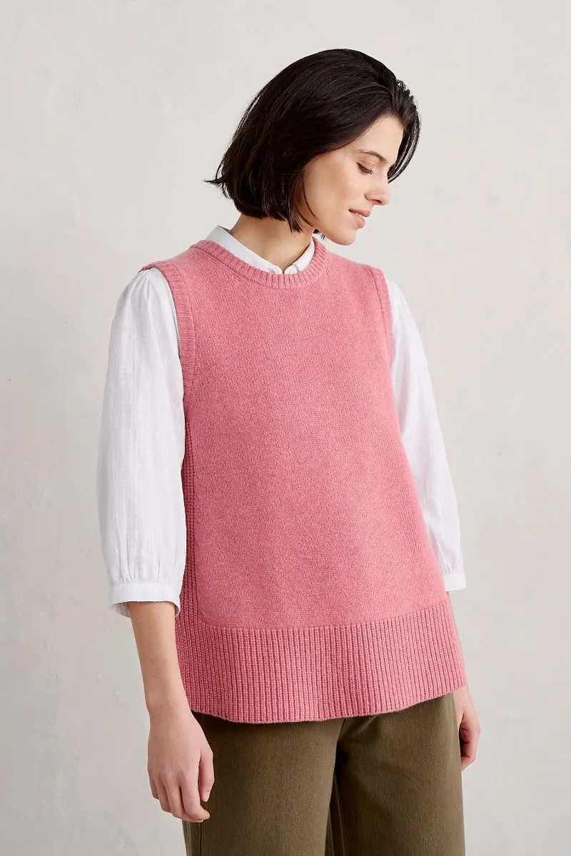 Coupling Knitted Vest - Wild Rose