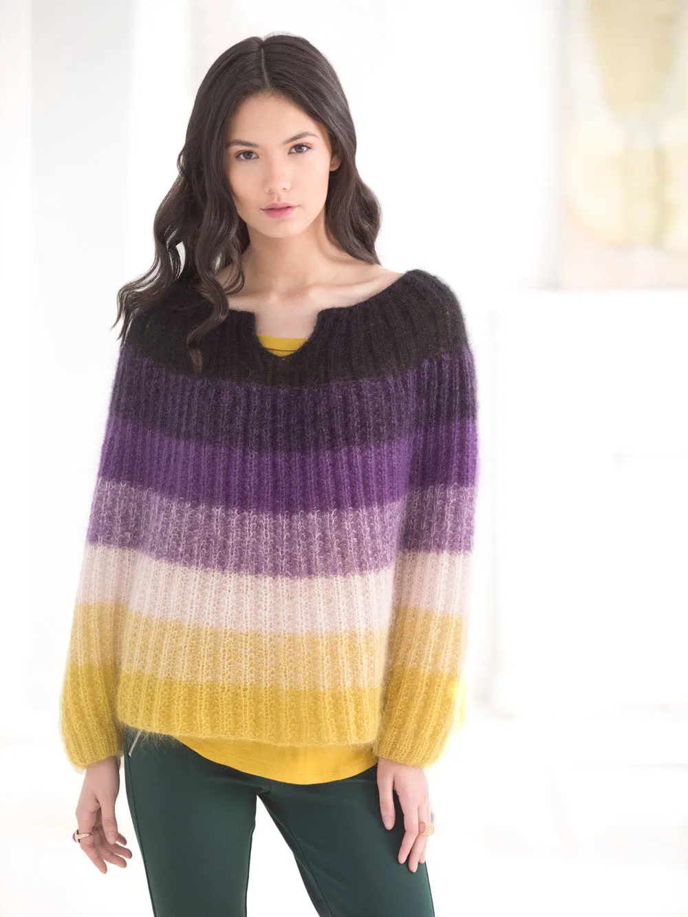 Cuffed Poncho (Knit)