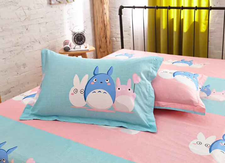 Cute Totoro Anime Bed Sheet Set AD0192