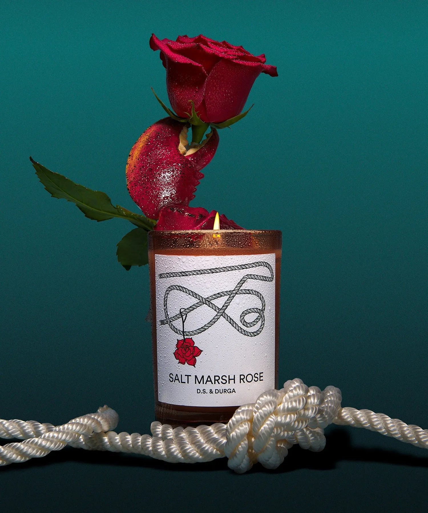 D.S. & DURGA Salt Marsh Rose Candle