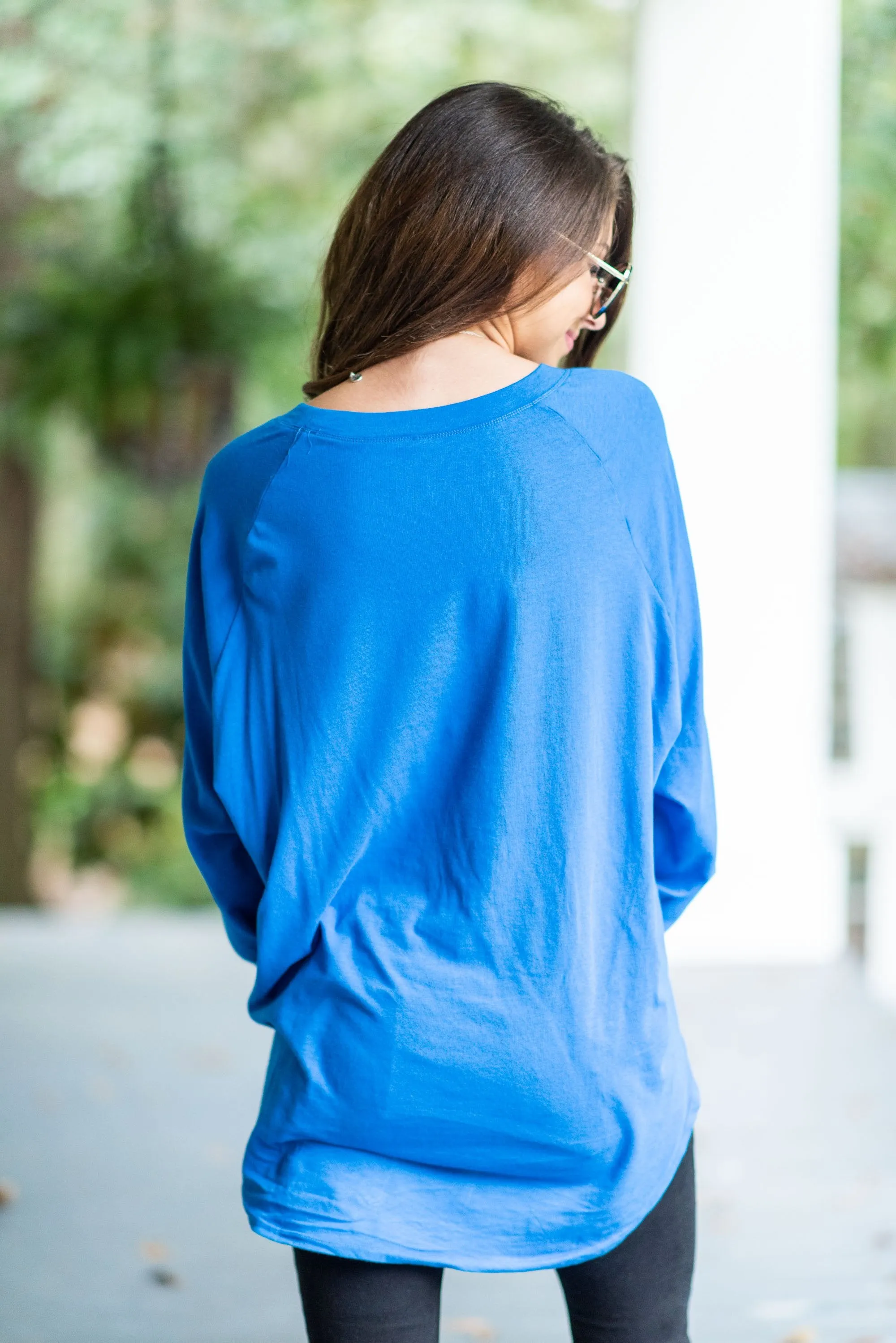 Easy Like Sunday Cobalt Blue Tunic