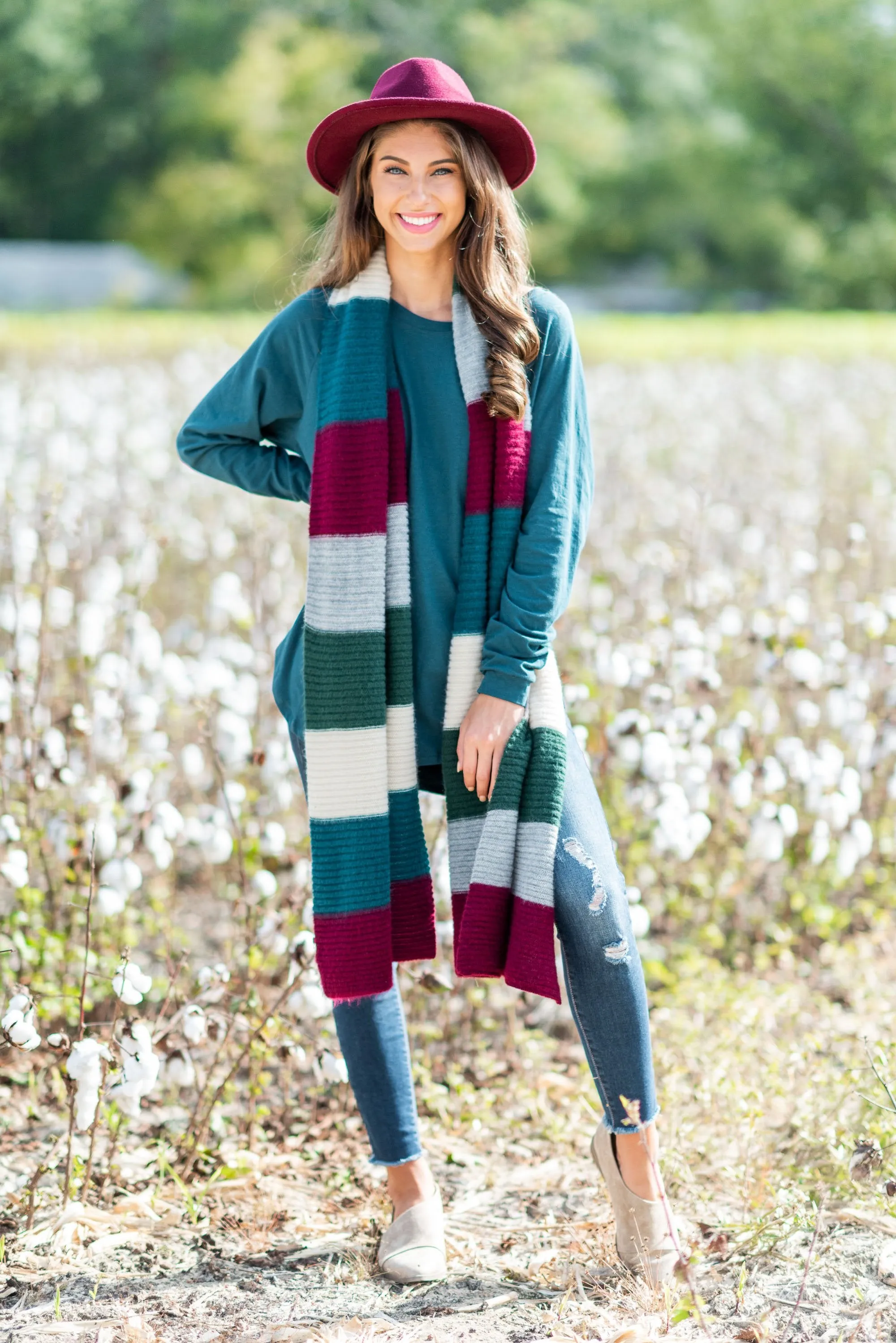 Easy Like Sunday Dark Teal Blue Tunic