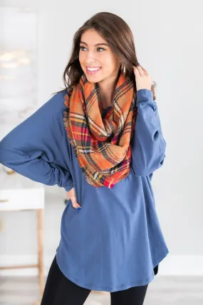 Easy Like Sunday Denim Blue Tunic