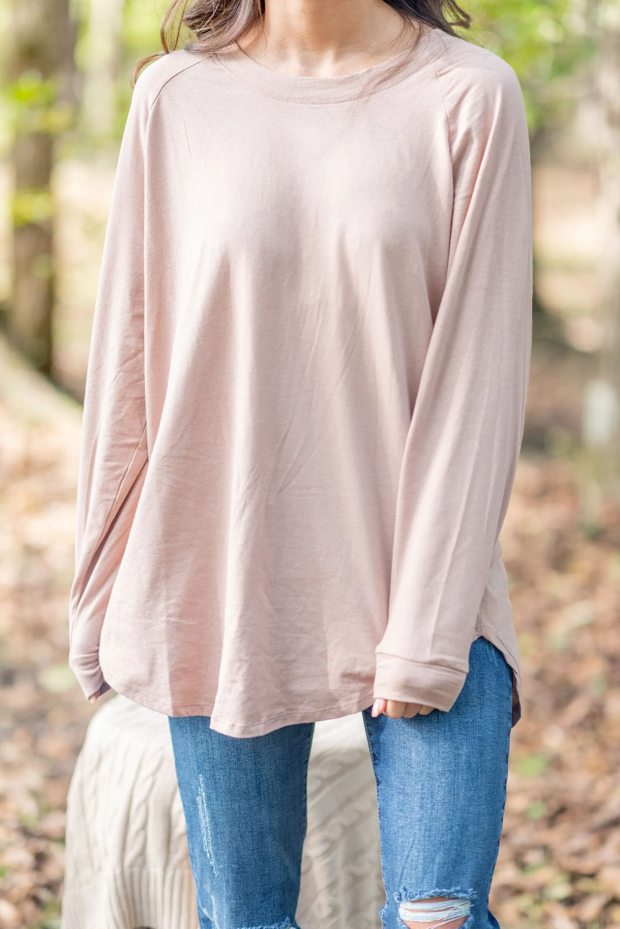 Easy Like Sunday Warm Taupe Brown Tunic