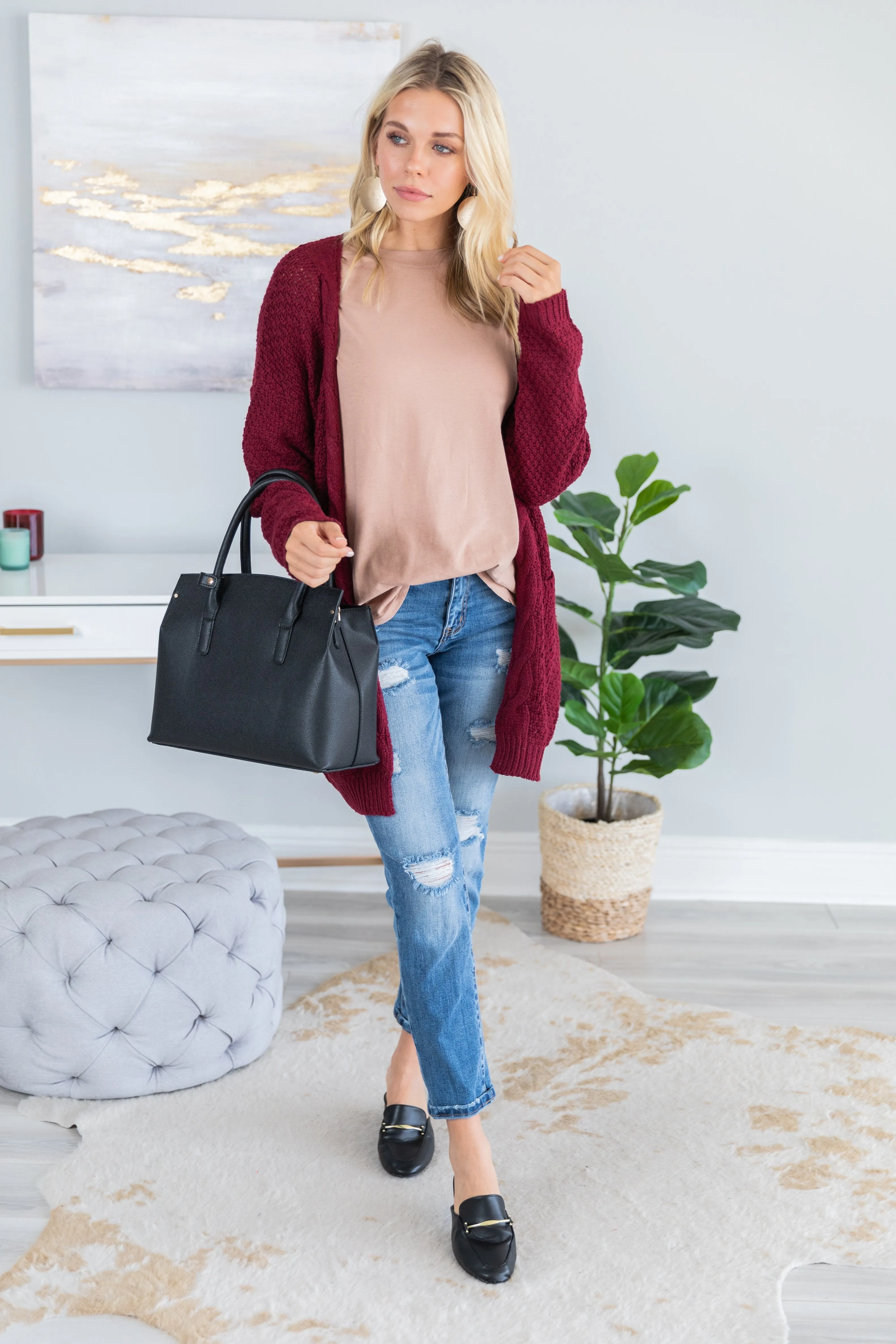 Easy Like Sunday Warm Taupe Brown Tunic