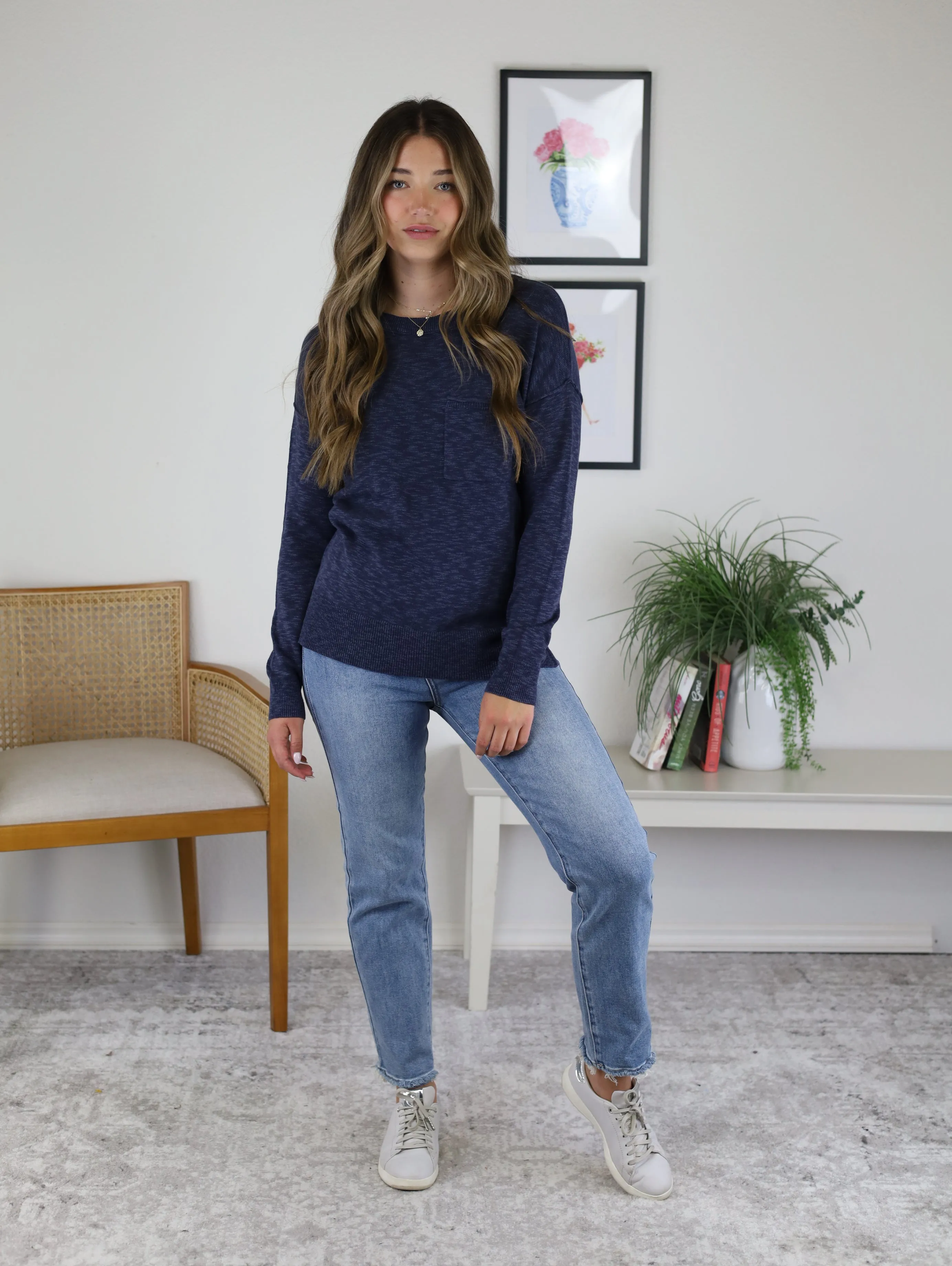 Eloise Slub Crewneck Sweater