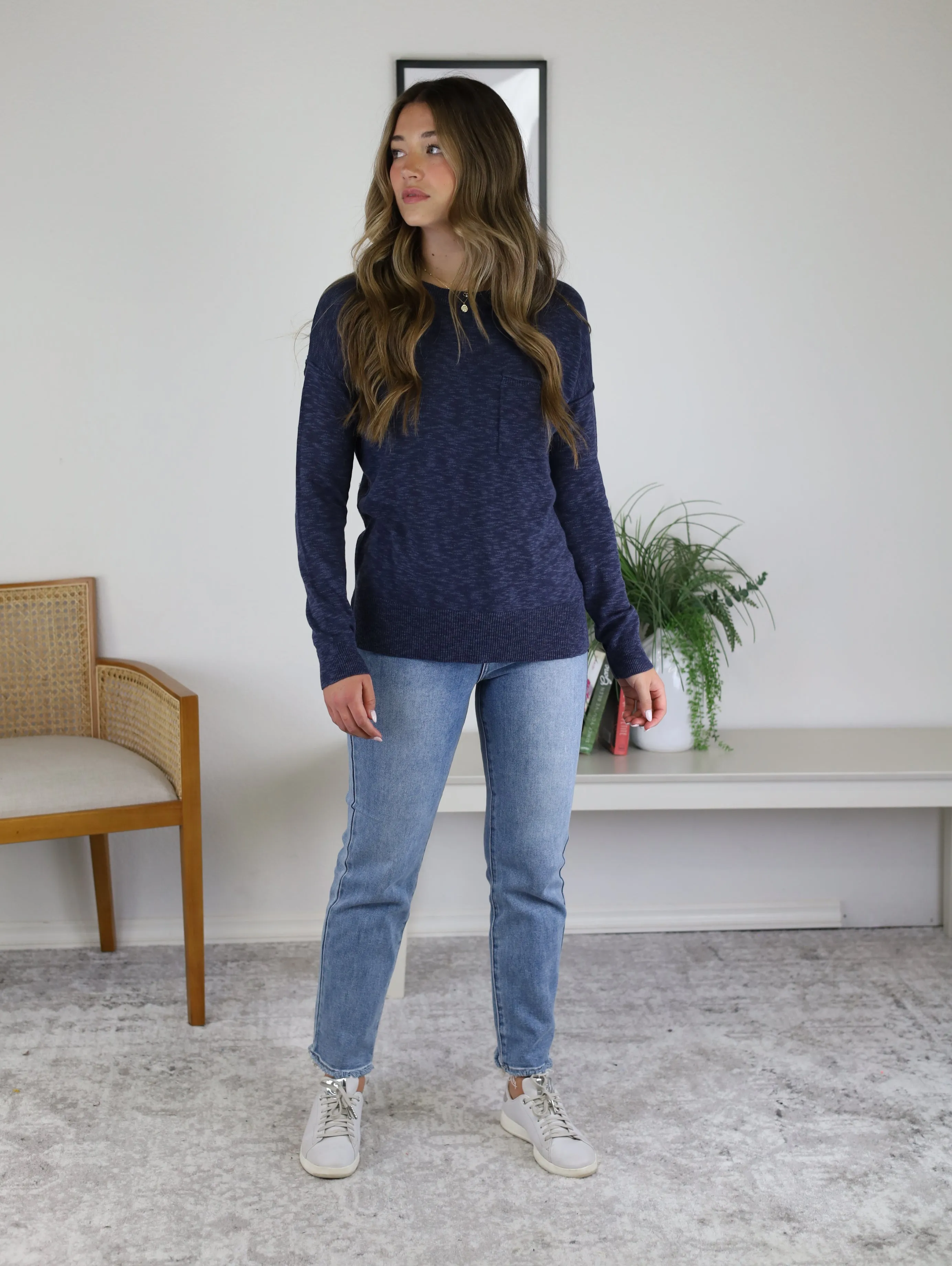 Eloise Slub Crewneck Sweater