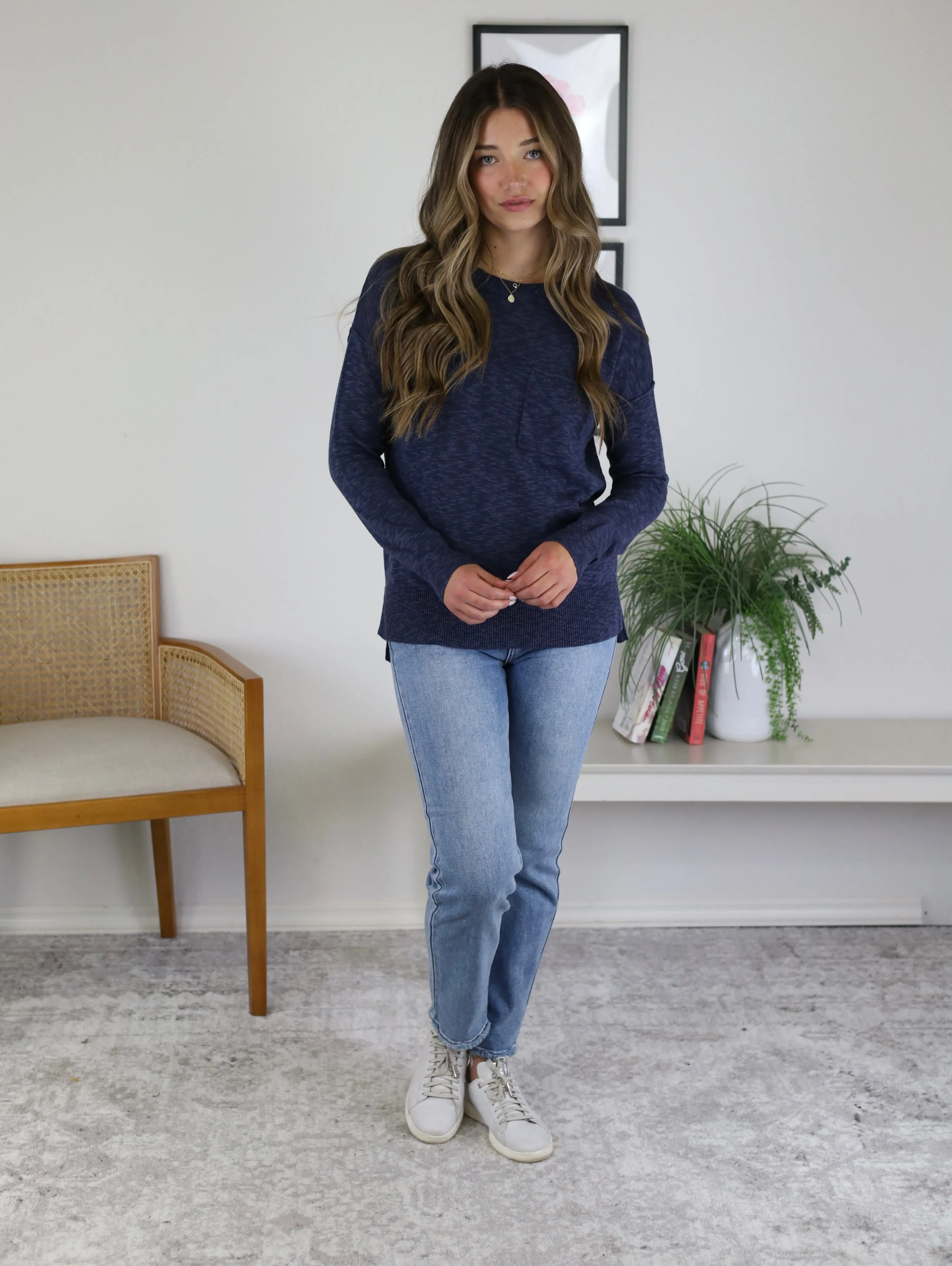 Eloise Slub Crewneck Sweater