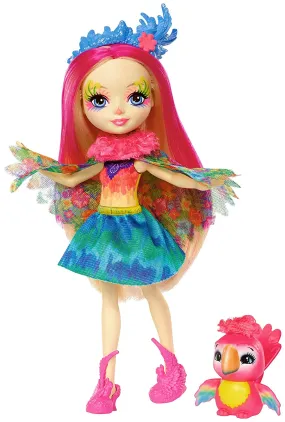 Enchantimals Peeki Parrot Doll & Sheeny