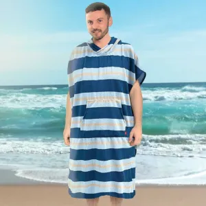 Ezi Dri Changing Robe - Blue Stripe