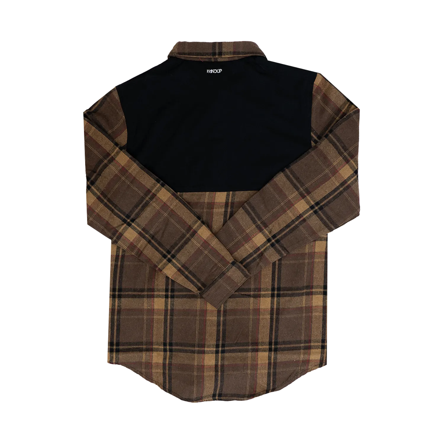 FlexTop Flannel - Brown/Tan