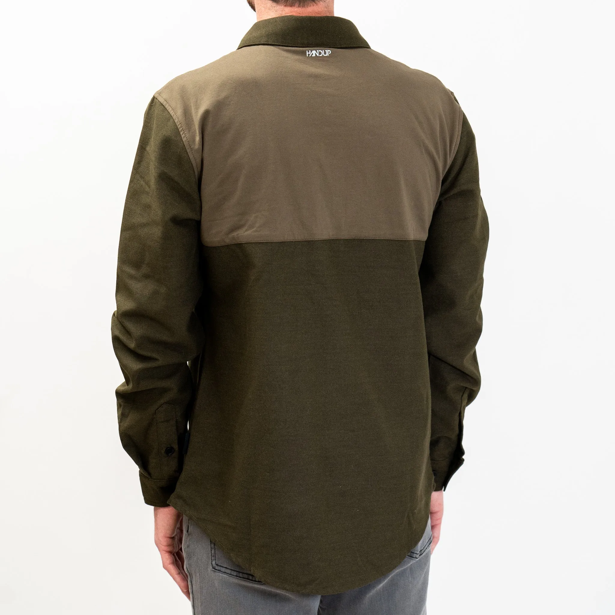 FlexTop Flannel - Solid Olive