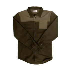 FlexTop Flannel - Solid Olive