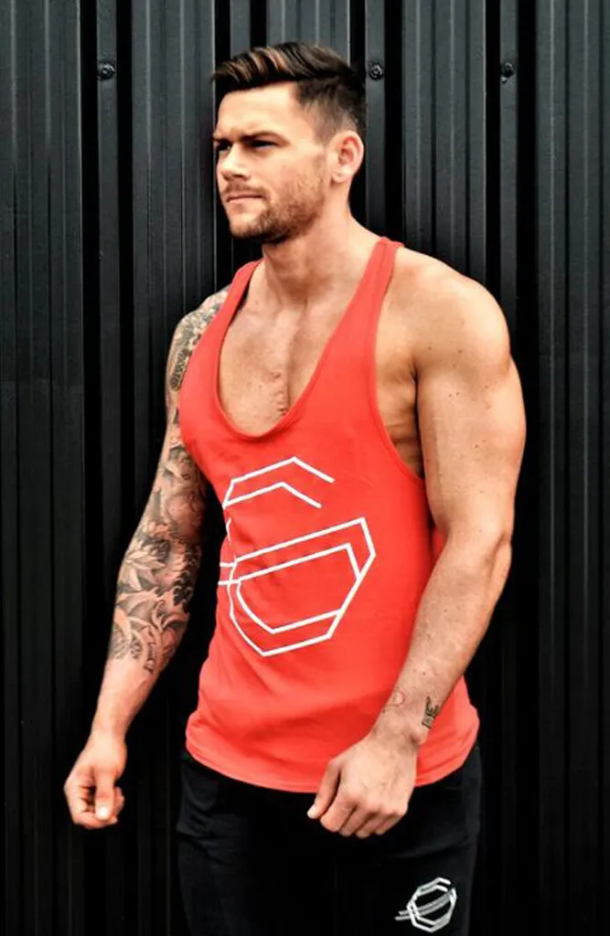 Gods Gift Clothing Logo Racer Back - Red