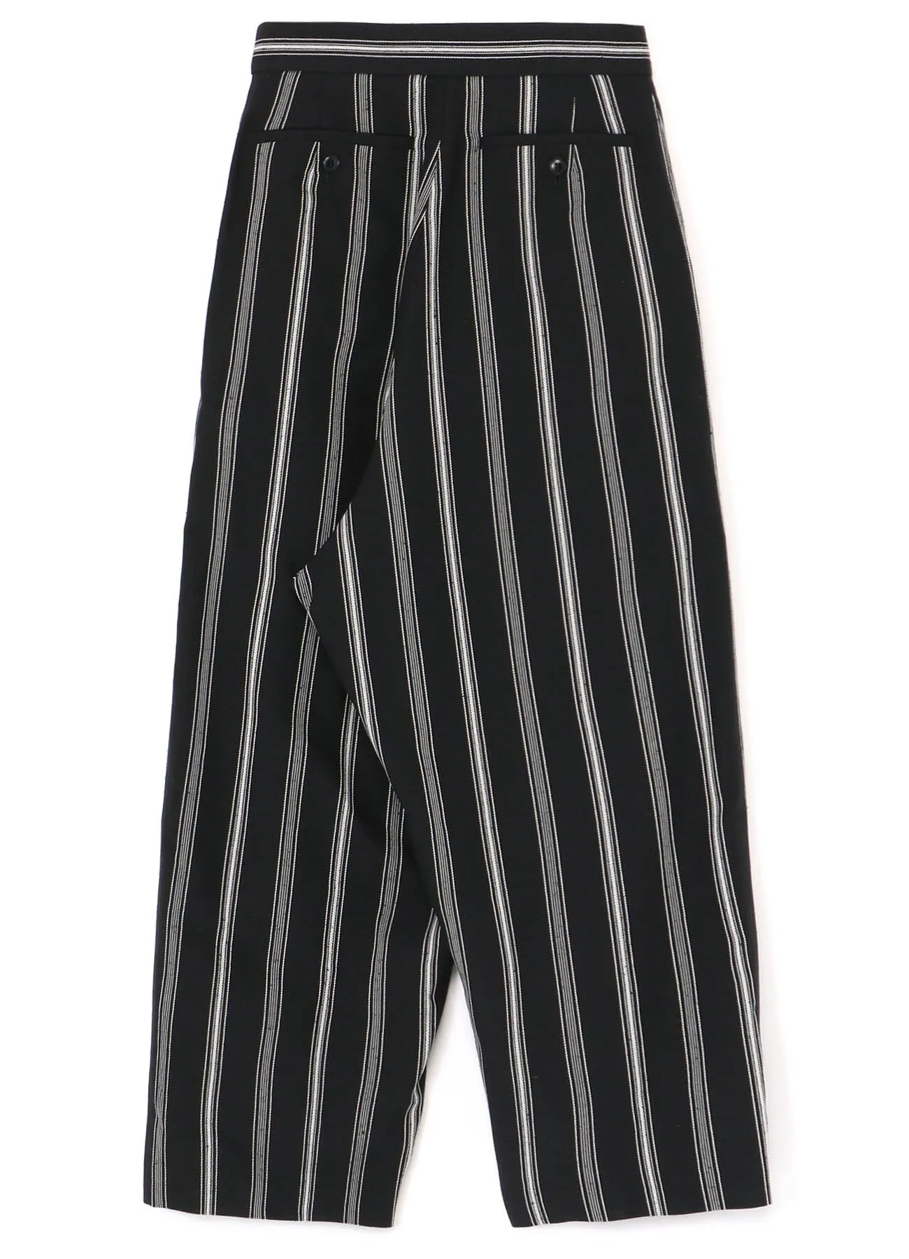 HARD TWISTED STRIPE PLEATED PANTS