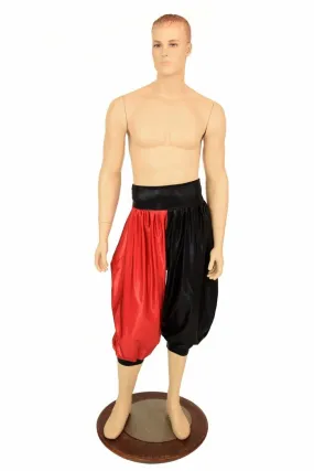 Harlequin "Michael" Pants in Black & Red