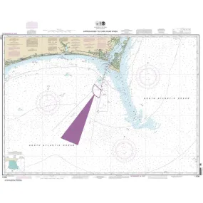 Historical NOAA Chart 11536: Approaches to Cape Fear River