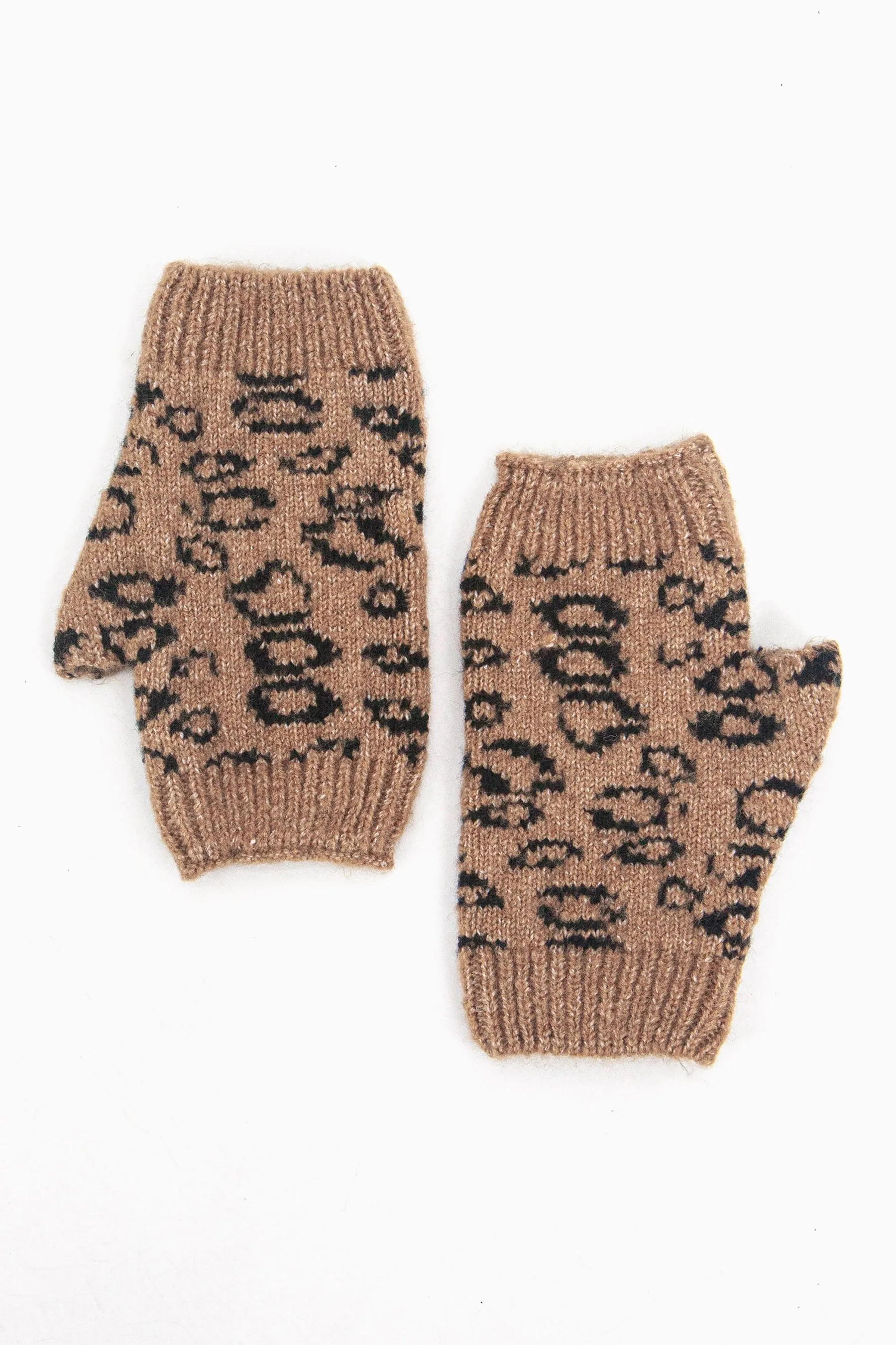 Kate Wrist Warmers - Leopard