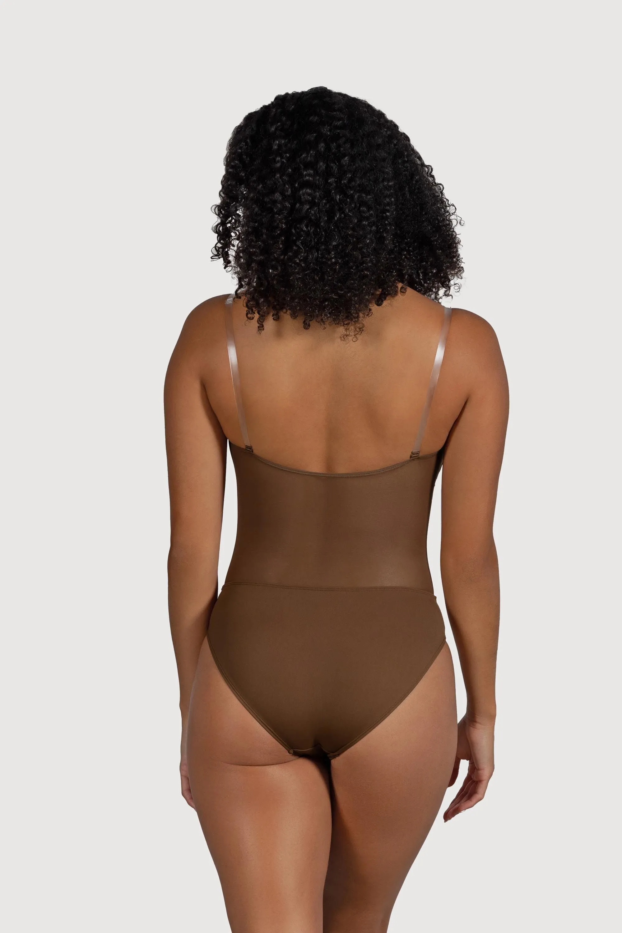 Ladies Cordelia Mesh Panel Bodysuit