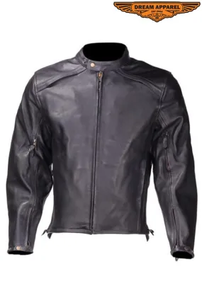 Mens Racer Motorcycle Jacket