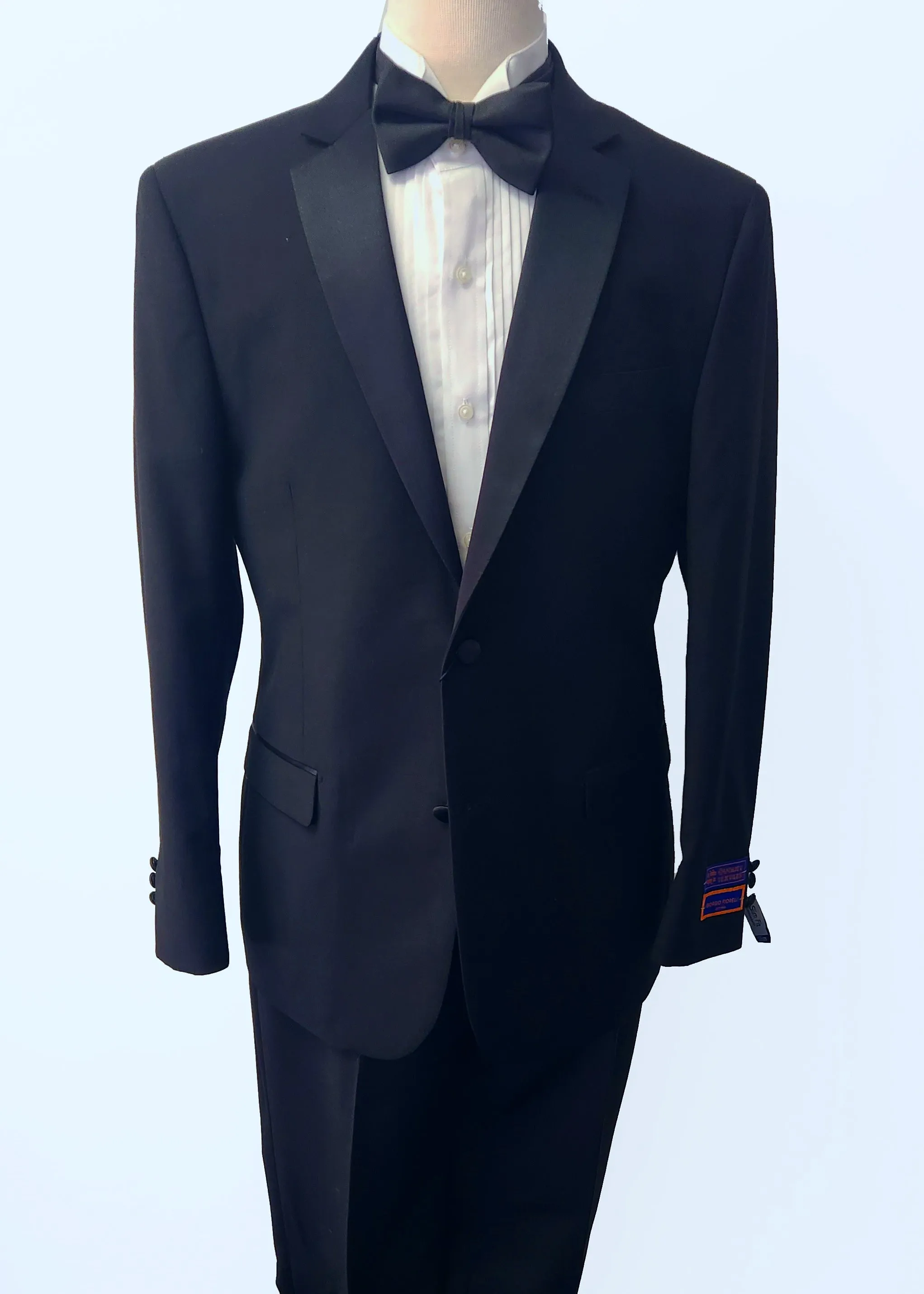 New Black Giorgio Fiorelli European Slim Fit Tuxedo