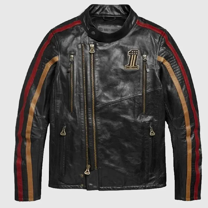 New Premium Harley-Davidson Men's Arterial Leather Jacket