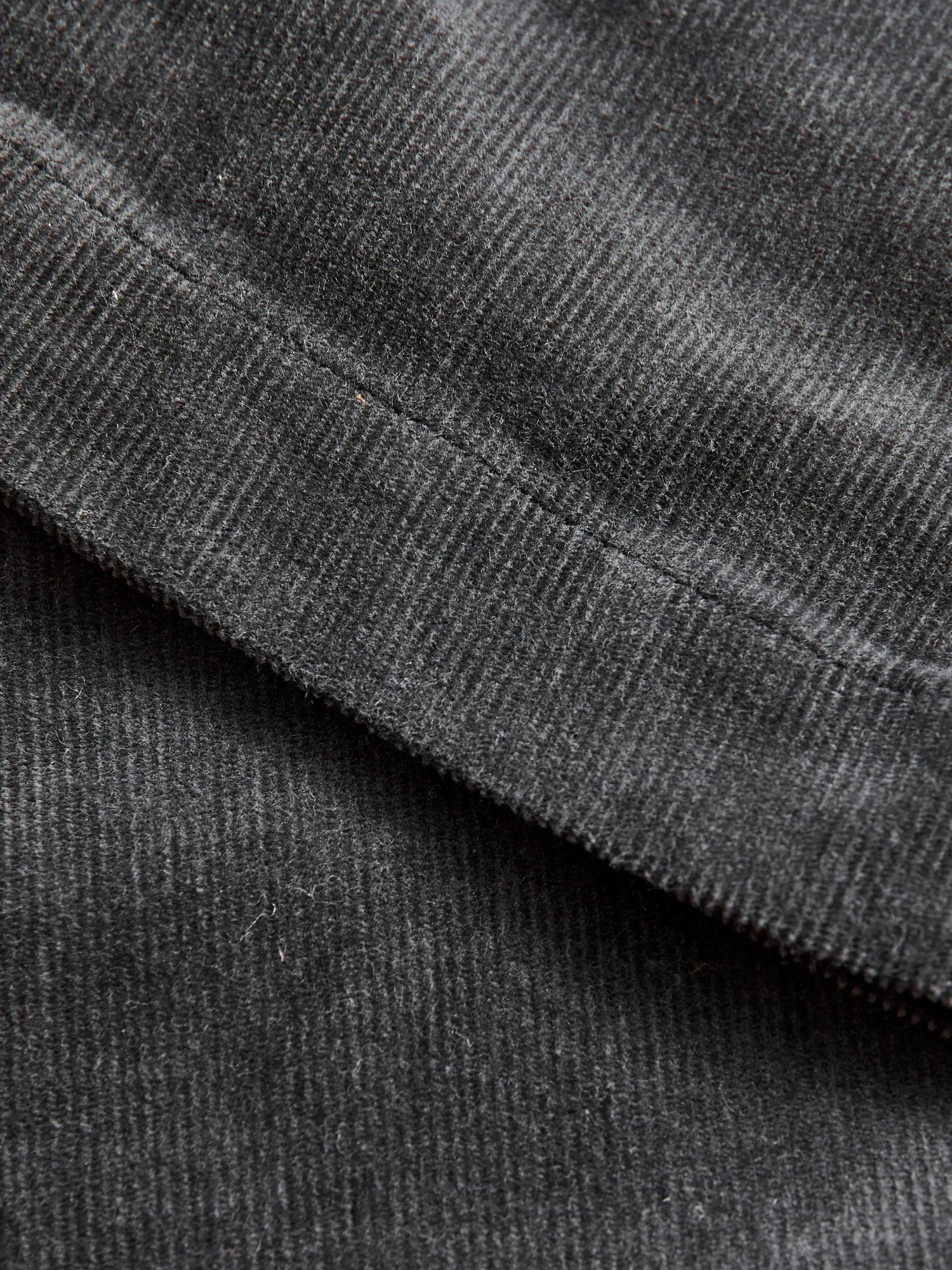 New Yorker Stretch Corduroy Pants in Charcoal Grey