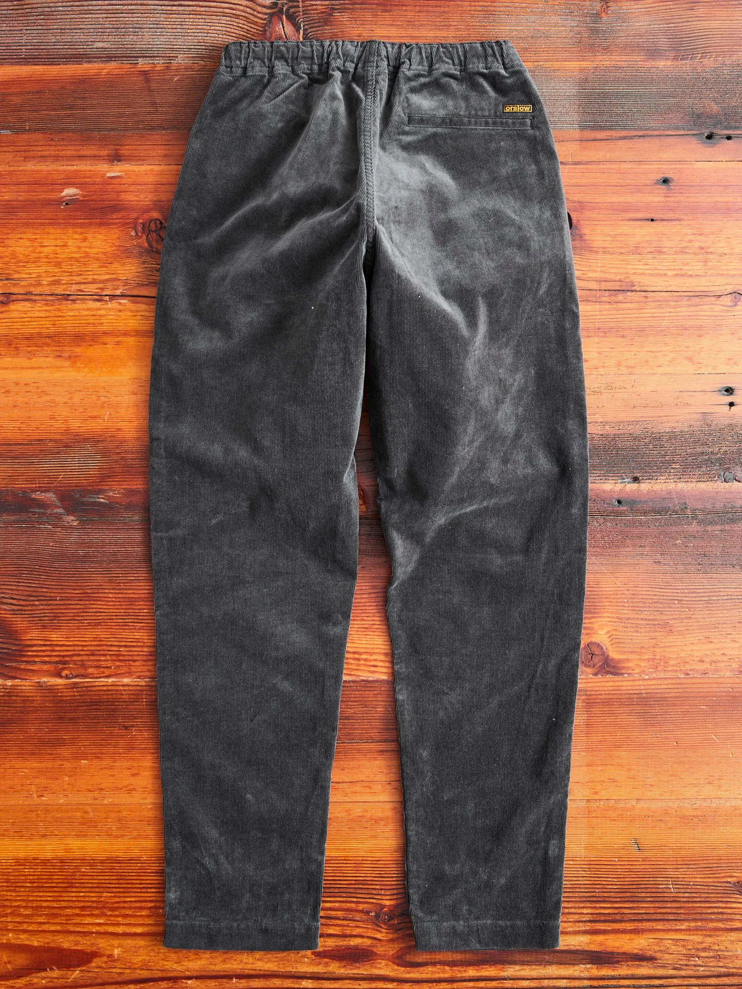 New Yorker Stretch Corduroy Pants in Charcoal Grey