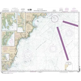 NOAA Chart 13286: Cape Elizabeth to Portsmouth; Cape Porpoise Harbor; Wells Harbor; Kennebunk River; Perkins Cove