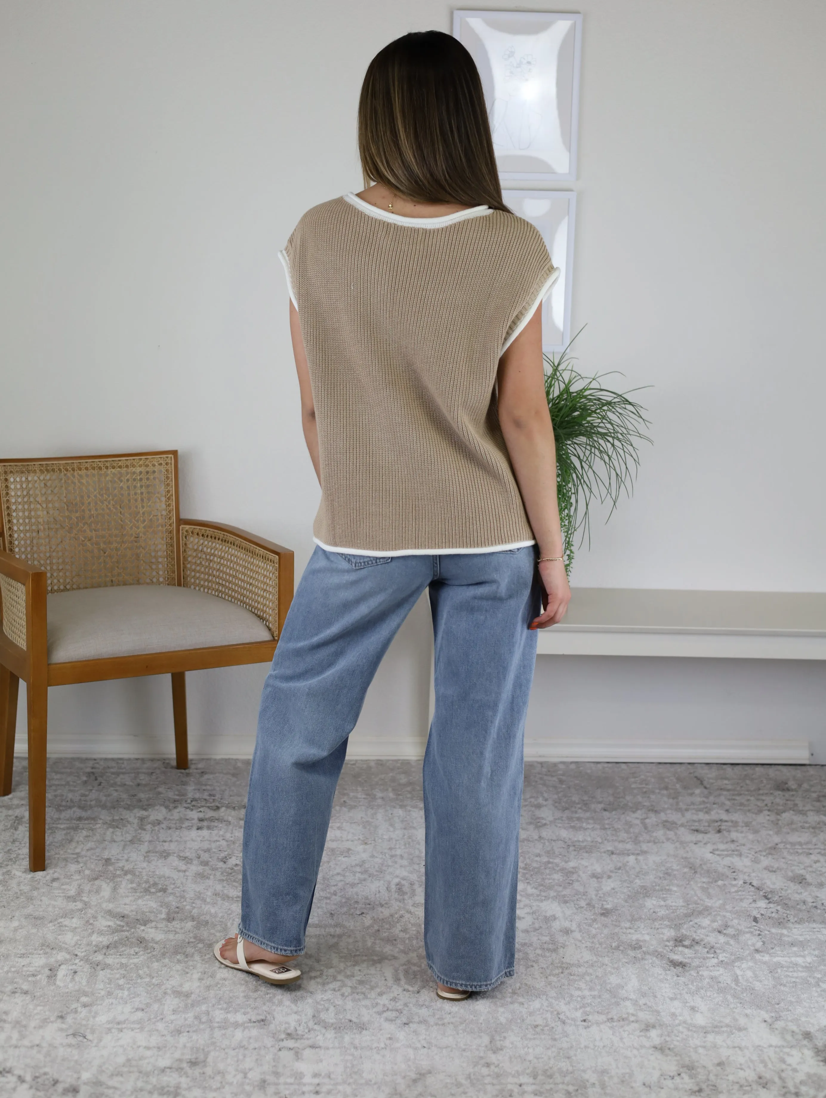 Noni Two Toned Sweater